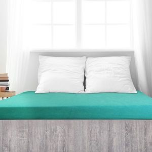 Cearșaf de pat 4Home din frotir Ideal verde turcoaz , 60 x 120 cm, turcoaz, 60 x 120 cm imagine