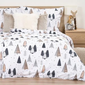 Lenjerie de pat din bumbac 4Home Frugal Winterland, 140 x 200 cm, 70 x 90 cm imagine