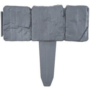 Palisadă de grădină - bordură 4Home Stone, 2, 5 m, gri imagine
