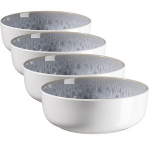 Mäser Set de farfurii adânci Lunaria Grey 18 cm, 4 buc., gri imagine