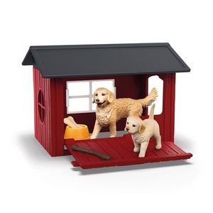 Schleich 42722 Căsuță pentru câini cu goldenretriever imagine