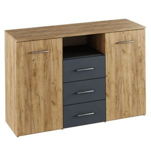 Dulap GABRIELA, stejar Artisan, maro imagine