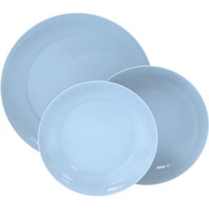 Luminarc Set de masă 18 piese Apy Paradise Blue, albastru imagine