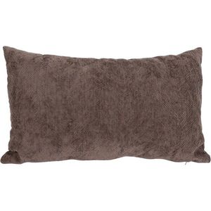 Perna Chenille Dark brown, 30 x 50 cm, maro închis imagine