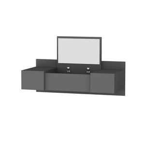 Măsuță de toaletă Zakkum Anthracite, antracit imagine