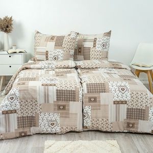 Stanex Lenjerie de pat creponată Pečvork bej, 140x 220 cm, 70 x 90 cm, 140 x 220 cm, 70 x 90 cm imagine