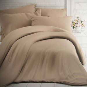 Kvalitex Lenjerie de pat, bej, 140 x 200 cm, 70 x 90 cm, 140 x 200 cm, 70 x 90 cm imagine