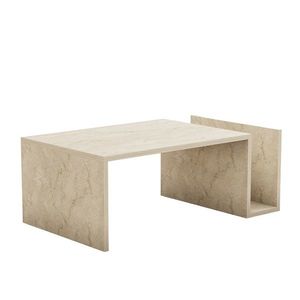 Masă de cafea Memo Travertine , bej imagine