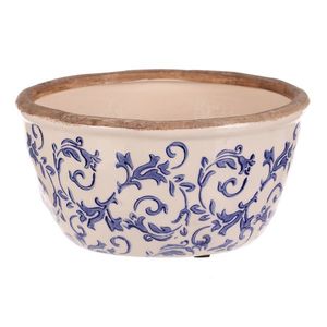 Ghiveci ceramic în stil retro, 21 x 11 cm imagine