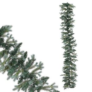 Ghirlanda de Crăciun Brad argintiu, 180 cm, verde imagine