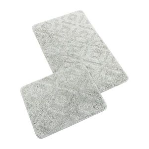 Bellatex Set de covorașe de baie fără decupaj BANYSILVER gri deschis, 60 x 100, 60 x 50 cm, gri deschis imagine