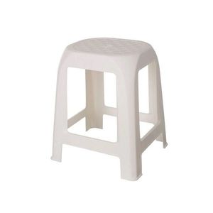 Scaun din plastic DESIGN alb, 41 x 35 x 46 cm, alb imagine