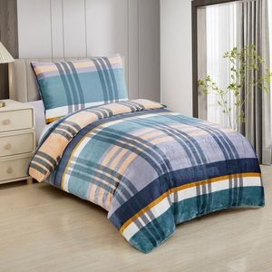 Lenjerie de pat din microfibră Eugen, 140 x 200cm, 70 x 90 cm imagine