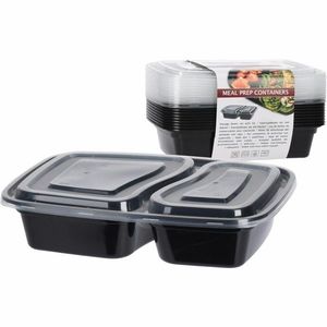 Set de recipiente din plastic Excellent Houseware 1200 ml, 10 bucăți imagine