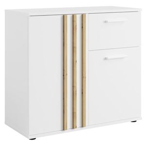 Dulap TOLIS 2D1S, alb, alb imagine