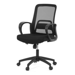 Scaun de birou Autronic KA-S3015 BK , negru, negru imagine