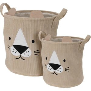 Set de coșuri textile pentru copii Hatu Câine , 2buc imagine