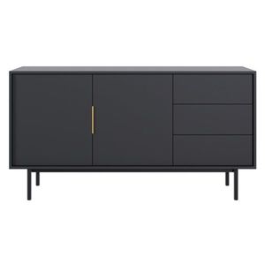 Comodă VIVALA 2D3S, negru imagine