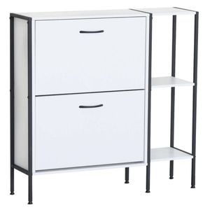 Botník SOVIO, 2 etaje, alb imagine