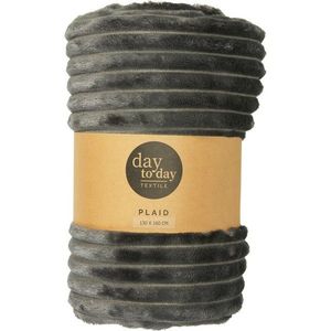 Pătură Stripes Grey, 130 x 160 cm, gri imagine