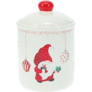 Doză din ceramică Spiriduș de Crăciun imagine