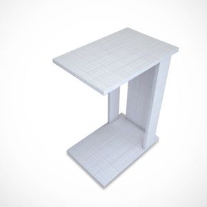 Măsuță auxiliară Pasific C Light Cotton, gri deschis imagine