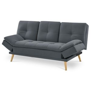 Canapea cu trei locuri ASB-4720 GREY2, gri închis, gri închis imagine