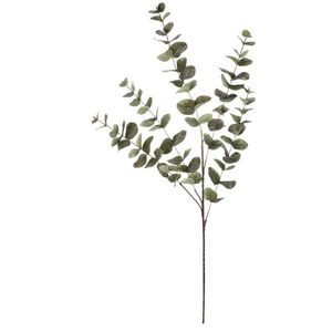 Eucalipt - ramură artificială, frunze mari, 100cm, verde imagine