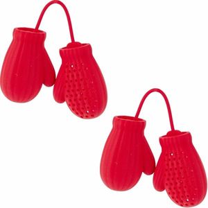Set of 2 silicone tea strainers Palčáky imagine