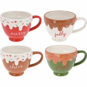 Set de 4 căni ceramice Frosting 350 ml imagine