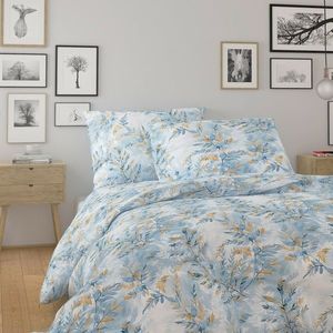 Lenjerie de pat din bumbac Kvalitex Nordic Yves albastru, 140 x 200 cm, 70 x 90 cm imagine