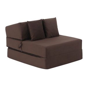 Scaun pliant/saltea PELOS, maro, maro imagine