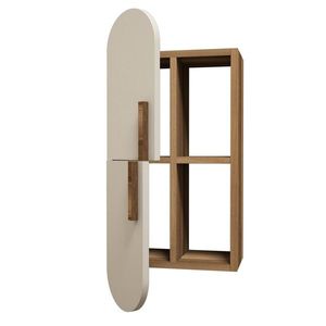 Raft pentru truse de machiaj Rose Cream, crem deschis imagine