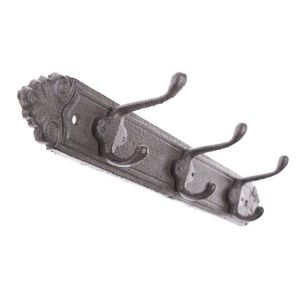 Cuier din fontă Enfeite maro, 43 x 7 cm, maro imagine