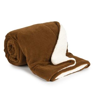 Pătură din imitație de blăniță 4Home maro închis, 150 x 200 cm, maro închis imagine