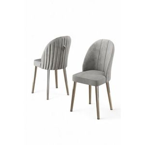 Set de scaune de sufragerie Mara Grey, 2 buc. imagine