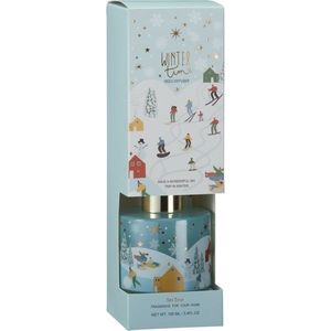 Difuzor de parfum Winter Fun, parfum WinterBreeze, 100 ml, albastru deschis imagine