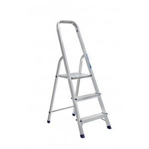 Alumet AM 703 Scări din aluminiu cu o singurălatură, 2 plus 1, 3 trepte, 60 cm imagine