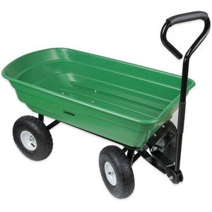 Remorcă pliabilă pentru grădină, verde, 110 x 51 x 50 cm imagine