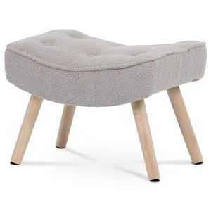 Taburet Bouclé GREY2, gri, gri deschis imagine