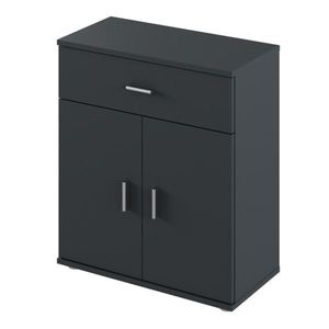 Dulap ADELI tip 2, grafit, gri închis imagine