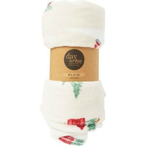 Pătură Winter Time 150 x 120 cm, alb imagine