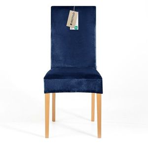 Restilo Husă pentru scaun Sento indigo, 48 x 48 x 58 + 10 cm, albastru închis imagine