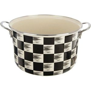 Orion Oală emailată Șah Lem, 6, 5 l, diametru 26 cm, diam. 26 cm imagine