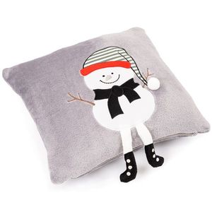 Față de pernă de Crăciun 4Home Frosty Snowman, 40 x 40 cm imagine