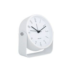Karlsson 5989WH ceas cu alarmă design alb, diametru 12 cm, alb imagine