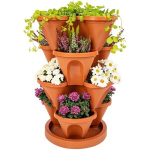 Cascadă suspendată din 4 piese 4Home, teracotă, teracotă, 4 etaje imagine