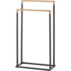 Suport pentru 2 prosoape Spirella Chic 45 x 22 x 85 cm, negru imagine