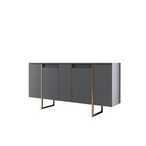 Dulap Luxe Anthracite and Gold, antracit imagine
