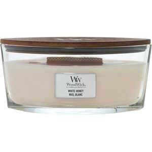 Lumânare parfumată WoodWick White Honey, 453 g imagine